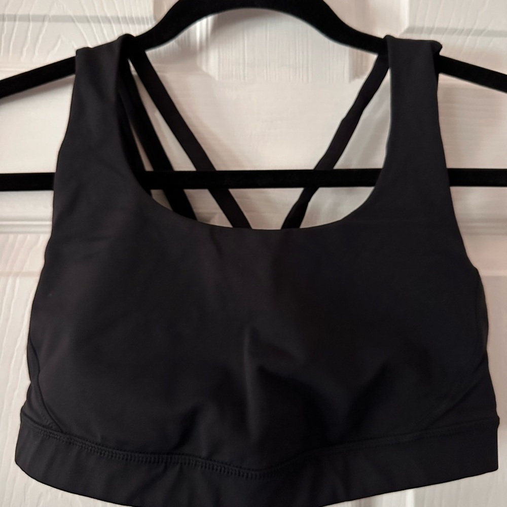 Lululemon Black Energy Bra Exhale Size 8 - Picture 6 of 11